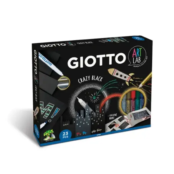 Set Giotto Art Lab Crazy Black