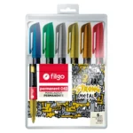 Set 6 Marcadores Perm. Metalizados 040 Strong Filgo