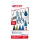 Set 5 Marcadores Textiles Edding E-4500/5 Col. Frios