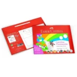 Bolson Papel Fluorescente Faber-Castell 6 Pliegos de 24.8 x 34.6cm. 500009