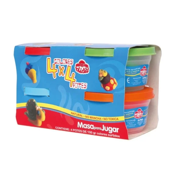 Masa Dido 4x4 Potes 100g. 389995