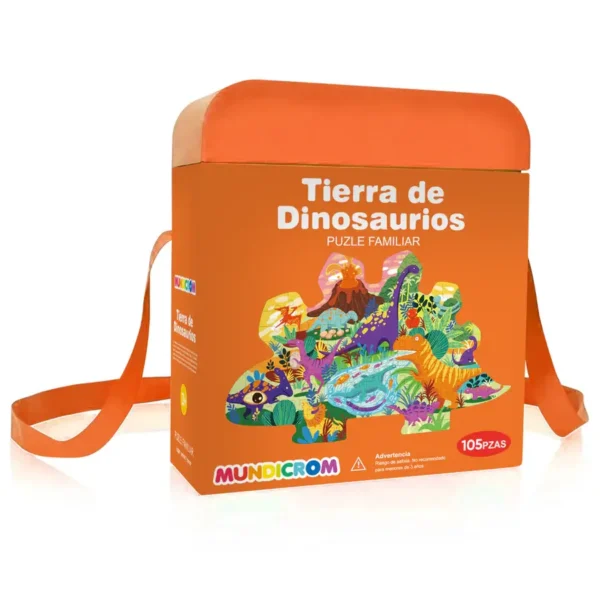 Puzle Tierra de Dinosaurios 105 Piezas Mundicrom