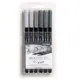 Marcadores Lyra Aqua Brush Duo Grey Tones 6 Colores