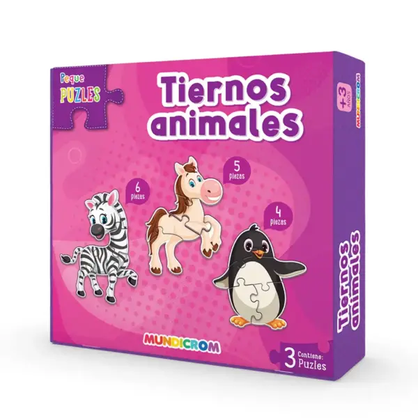 Peque Puzles Mundicrom Tiernos Animales