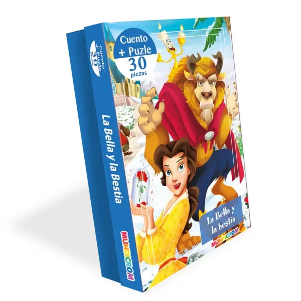 Cuento + Puzle La Bella y la Bestia 30 Piezas Mundicrom