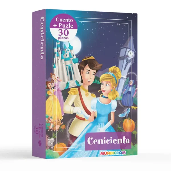 Cuento + Puzle Cenicienta 30 Piezas Mundicrom