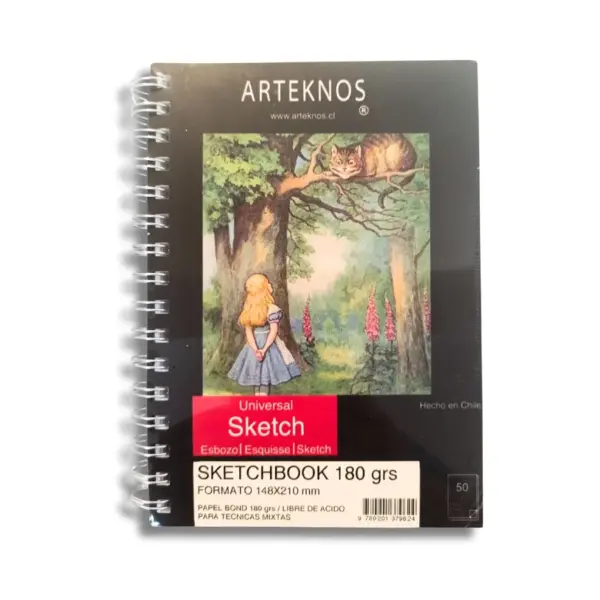 SketchBook Arteknos A5 180gr. 50Hjs. Alicia