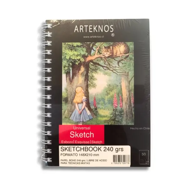 SketchBook Arteknos A5 240gr. 50Hjs. Alicia