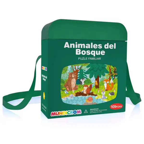 Puzle Animales del Bosque 105 Piezas Mundicrom