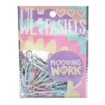 Clips Grandes Pastel Rose 25U. Mooving 210-2010201