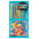 Set Clips Grandes-Push Pins Neon Mooving 2060202