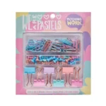 Set Clips-Apretadores-Push Pins Pastel Rose Mooving