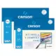 Pack Canson 6Hjs. 24x32cm. Acuarela Basik 370gr. - Image 2