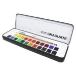 Set Acuarelas Graduate Daler Rowney 24 Colores + Pincel + Grafito