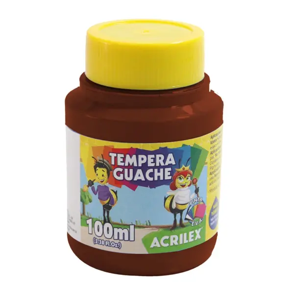 Tempera Guache Acrilex 100ml Marron 02010/531
