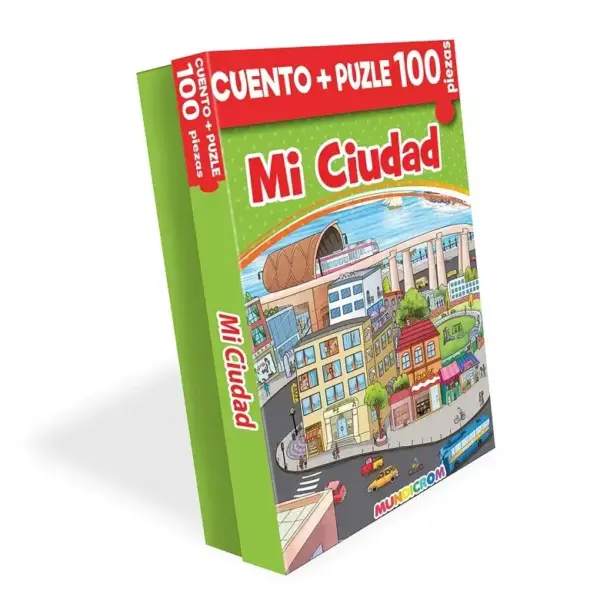 Cuento + Puzle Mi Ciudad 100 Piezas Mundicrom 901000102