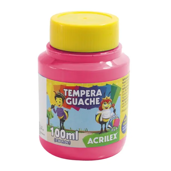 Tempera Guache Acrilex 100ml Rosa 02010/537