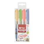 Set 4 Destacadores Lighter Fine Filgo Candy SLF-E4-CDY