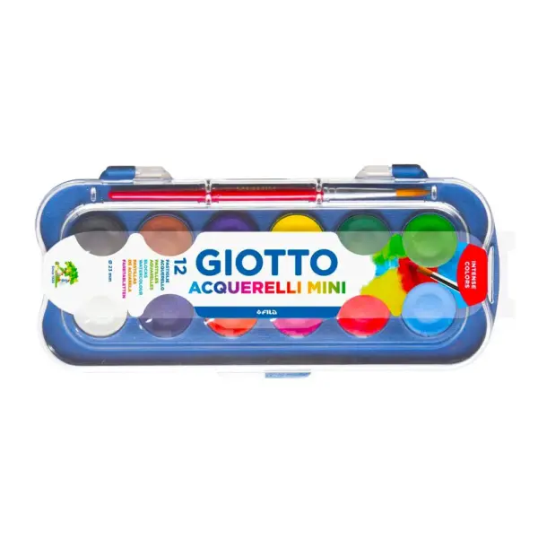 Set Acuarela Giotto Mini 23mm. 12 Colores