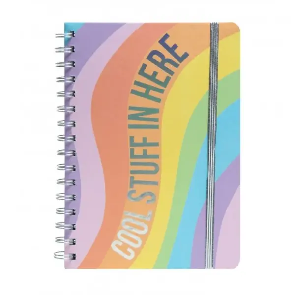 Cuaderno Espiral Cool Lineado 80hjs. 14x21cm. Mooving