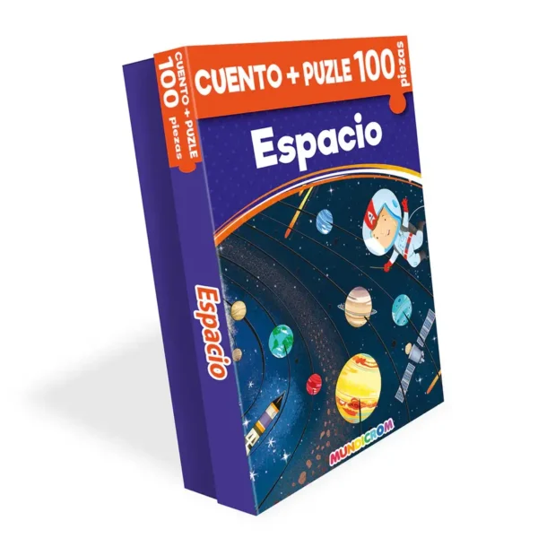 Cuento + Puzle Espacio 100 Piezas Mundicrom