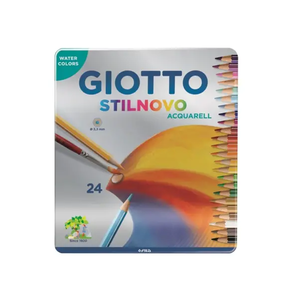 Lata Lapices 24 Colores Giotto Stilnovo Acqua