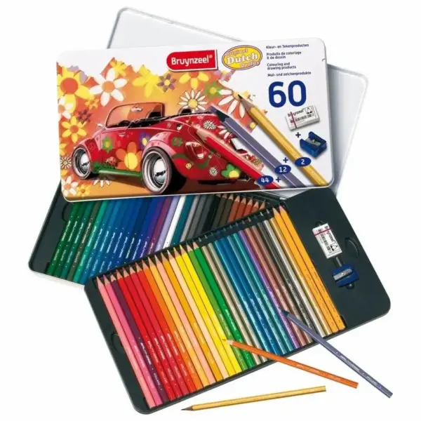 Lapices Bruynzeel Hexagonales 60Pzs.