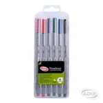 Set Fineliner Adix 6 Colores (026) A604026