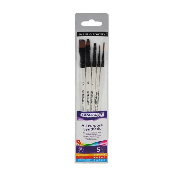 Set Pinceles Graduate 5U. Clasicos Daler Rowney