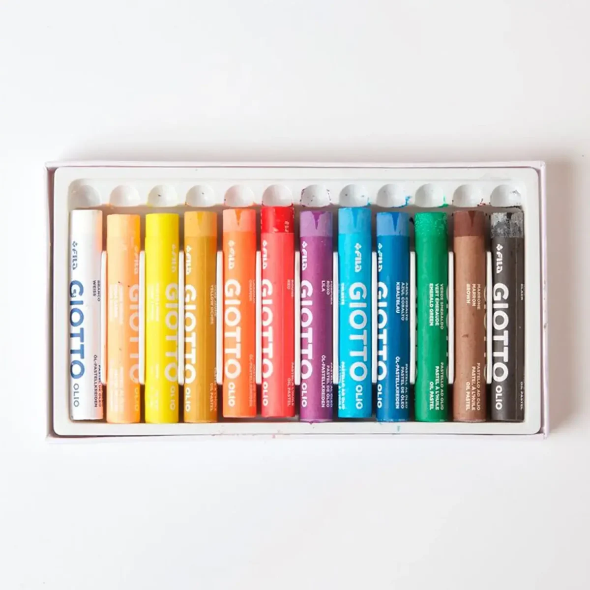 Lapices Giotto Pastel Oleo 12 Colores - Image 2