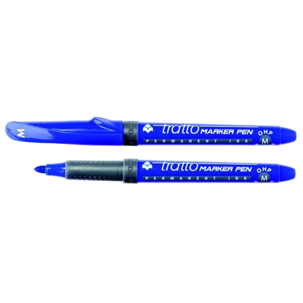 Marcador Tratto CD Azul OHP Punta Media