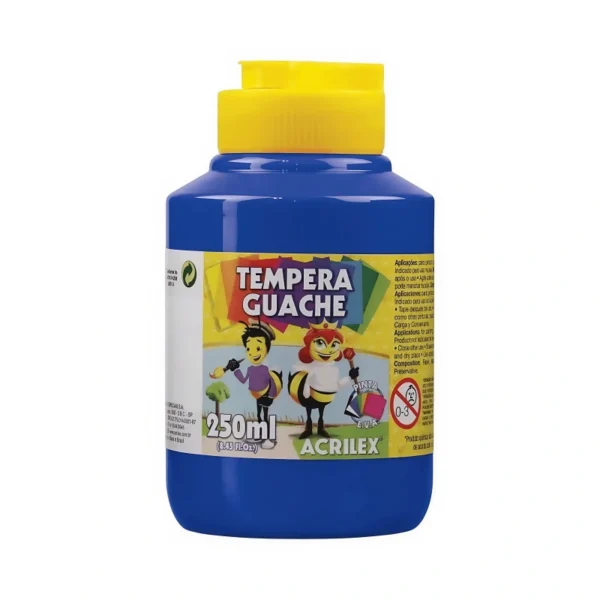 Tempera Acrilex 250ml. Azul Turquesa