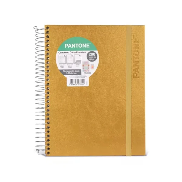 Cuaderno Carta Premium Pantone 200hjs. MU014
