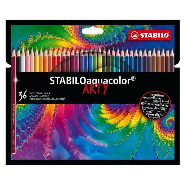 Caja 36 Lapices Stabilo Aquacolor Arty SB1175