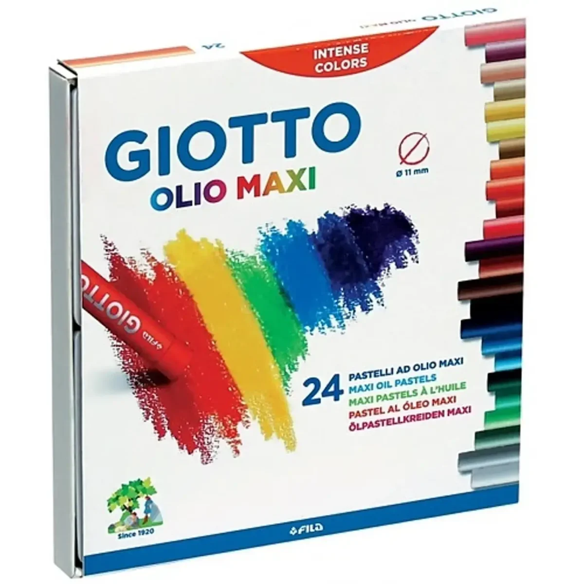 Lapices Giotto Pastel Oleo 24 Colores 32982 - Image 1