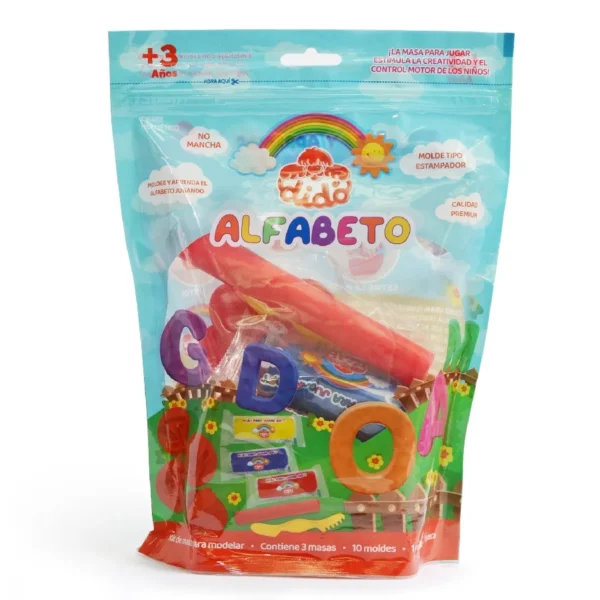 Kit Alfabeto Masa Soft Dido 74405