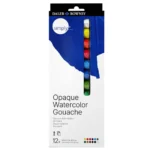 Set Opaque Watercolor Gouache Simply 12 Colores 12ml. Daler Rowney