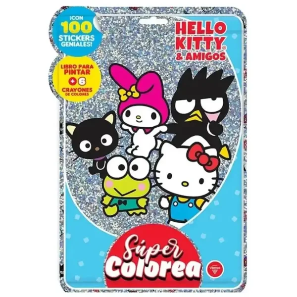 Super Colorea Hello Kitty & Friends