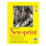 Pad Newsprint Serie 300 Strathmore 22,9x30,5cm. 52g/m2 50 Hojas