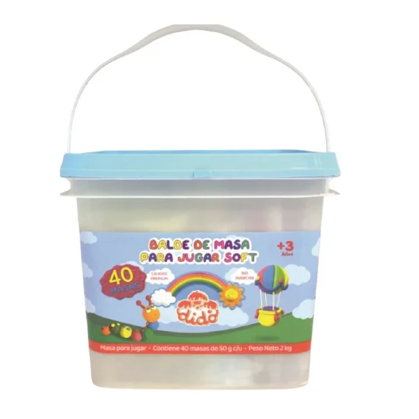Balde Dido Masa Soft 40 unidades de 50g.