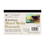 Pad Mixed Media Postcards Strathmore 10,16x15,2cm. 300g/m2 15 Tarjetas