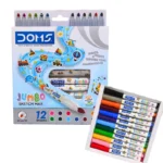 Set Marcadores Jumbo 12 Colores Doms