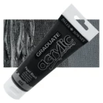 Tubo Acrilico Daler Rowney Graduate 120ml. Perla Negra 032