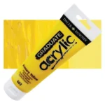 Tubo Acrilico Daler Rowney Graduate 120ml. Amarillo Primario 603