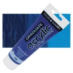 Tubo Acrilico Daler Rowney Graduate 120ml. Azul Ftalo 143