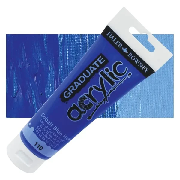 Tubo Acrilico Daler Rowney Graduate 120ml. Azul Cobalto 110