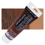 Tubo Acrilico Daler Rowney Graduate 120ml. Sombra Tostada 225
