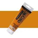 Tubo Acrilico Daler Rowney Graduate 120ml. Amarillo Ocre 690