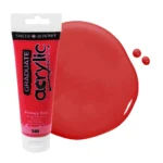 Tubo Acrilico Daler Rowney Graduate 120ml. Rojo Primario 540