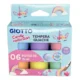 Tempera Guache Giotto 6 Colores Pasteles 15ml Candy Collection
